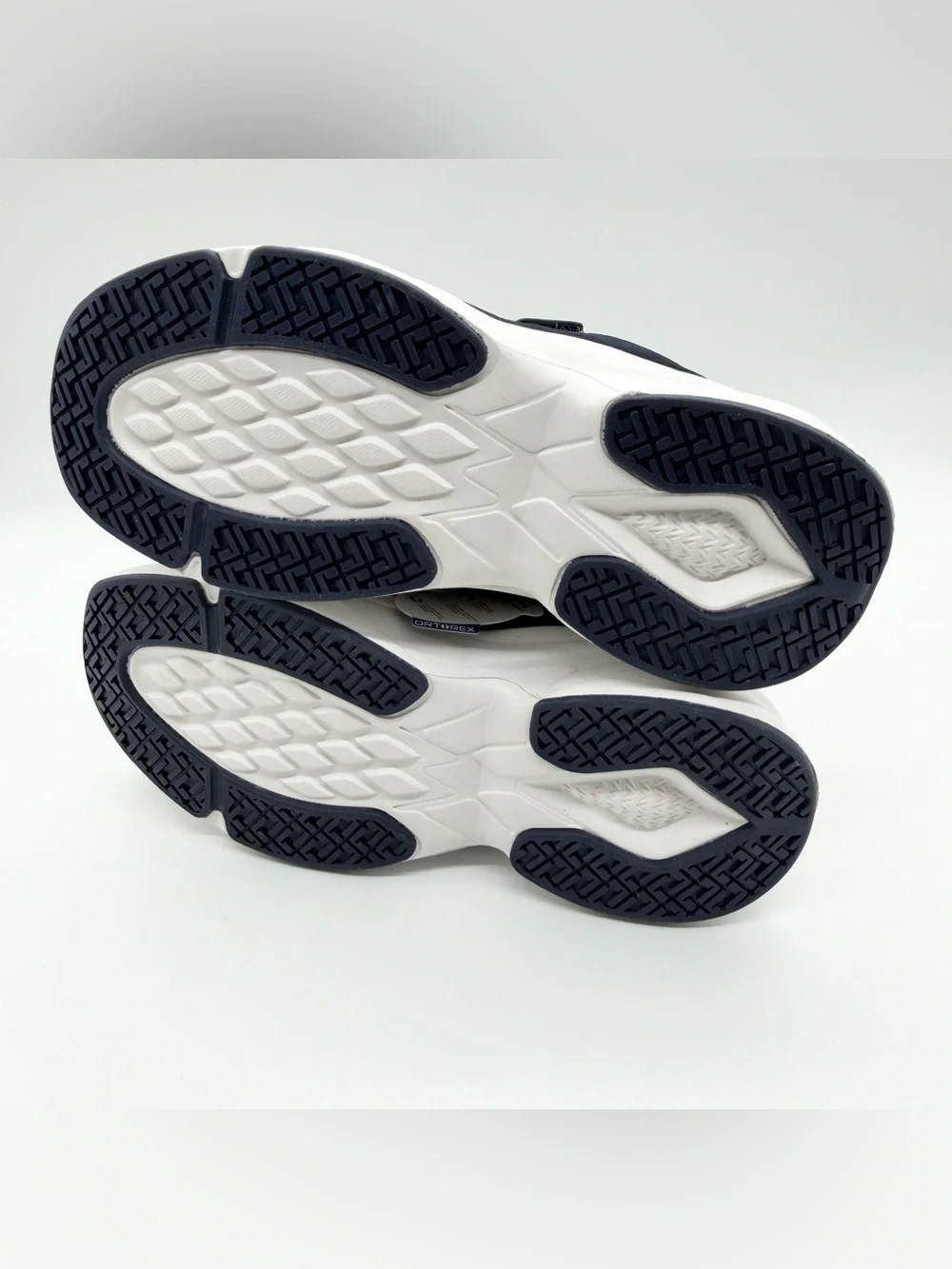 Ortorex Orthopedic Diabetic Walking Sneakers Shoes Adjustable Strap Navy 7 New
